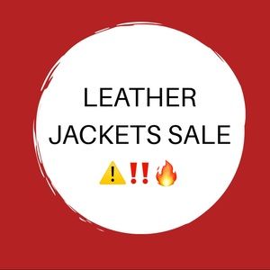LEATHER JACKET SALE  ⚠️‼️🔥